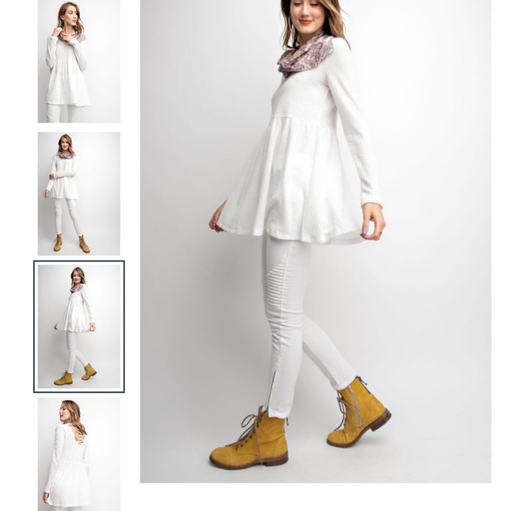 Long Sleeve Babydoll Tunic